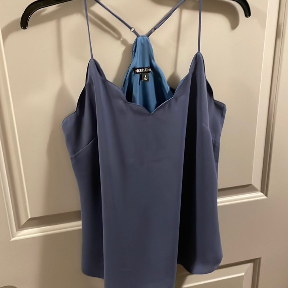 J Crew Mercantile Scalloped Tank Top